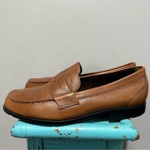 Rockport Classic Loafer Lite Penny Cognac Size 9